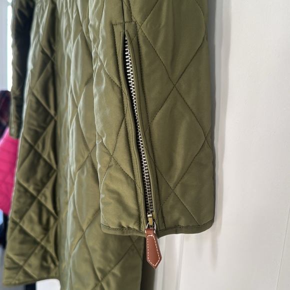 Authentic Burberry Monogram Motif Quilted Riding Coat - Picture 5 of 17